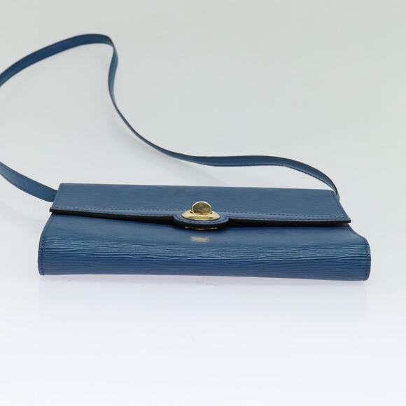 LOUIS VUITTON Epi Pochette Arche Shoulder Bag Blue M52575 - Picture 9 of 12
